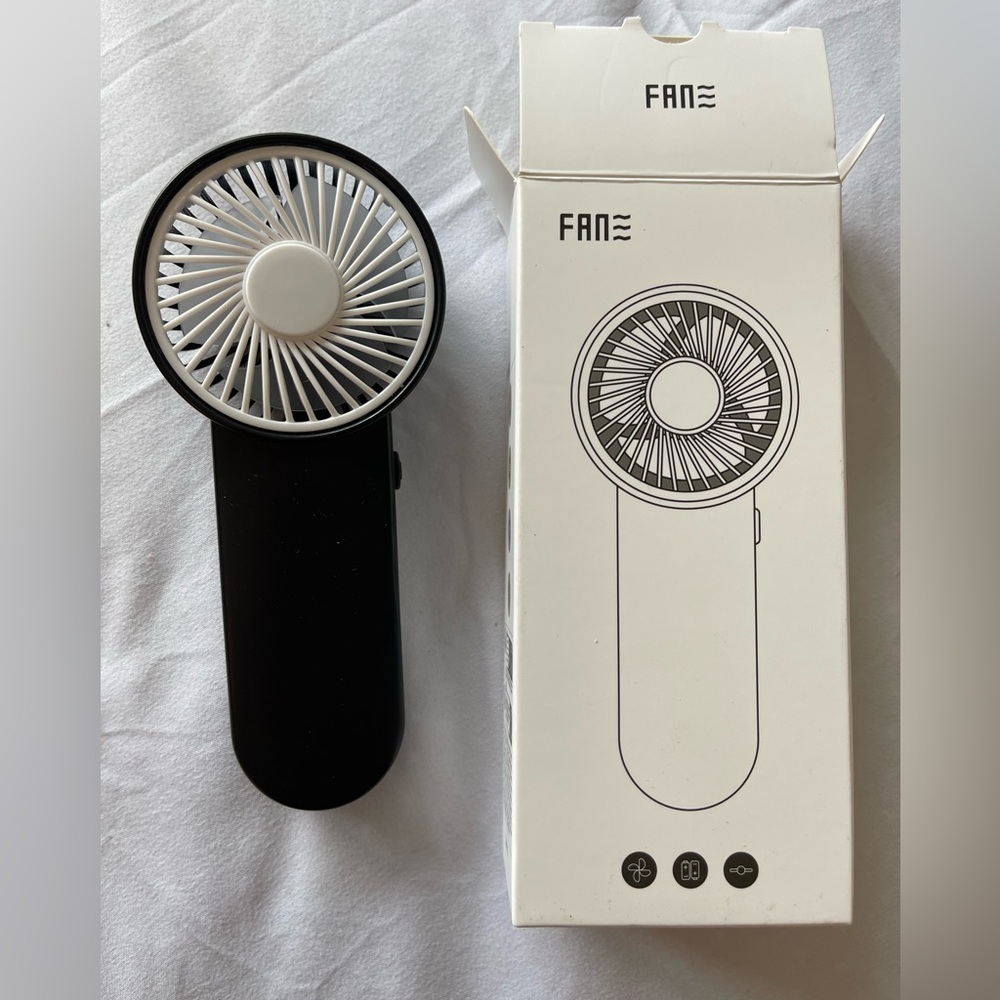 Black Portable Handheld Fan